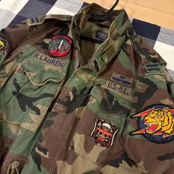 R. 로렌 카모플라쥬 밀리터리 자켓 사이즈 M