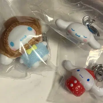 산리오 메지루시 액세서리 오테다마 딸기 치비토모 와가시 시나몬