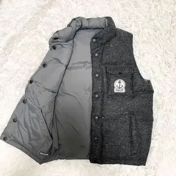 FIDELITY 피델리티 다운 베스트 그레이 리버서블 컬러 네프