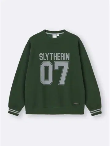 GU 슬리데린 07 맨투맨 S 다크 그린