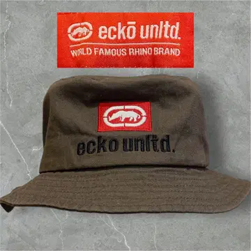 ECKO UNLTD 버킷햇 차콜 에코 언리미티드 자수 로고