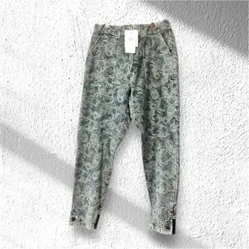 CAMBIO 페이즐리 자카드 데님 팬츠