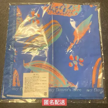 후지이 카제 꽃 반다나 파랑