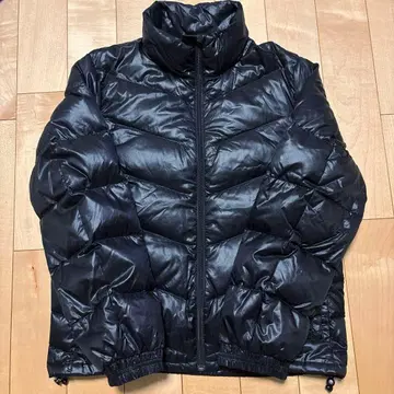 컨버스 다운 자켓 점퍼 집업 블랙 M