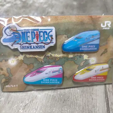 [ ONE PIECE ] 신칸센 핀 배지 4개 세트