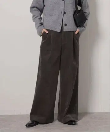 JOURNAL STANDARD relume 코듀로이 턱 와이드 팬츠 40