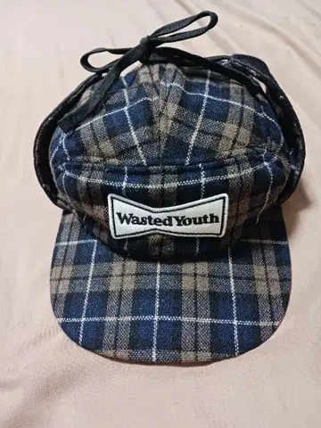 Wasted Youth 체크 무늬 플라이트 캡 M