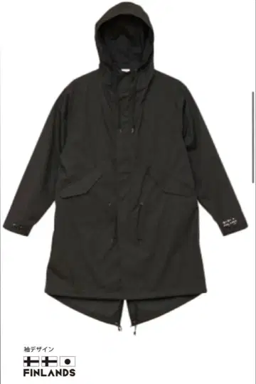 FINLANDS 블랙 모즈 코트