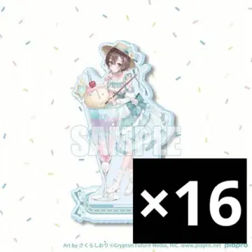 라쿠텐 컬렉션 하츠네 미쿠 16th Anniversary 아크릴 스탠드