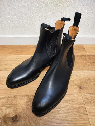 J.M. Weston 705 사이드 고어 부츠 블랙 7HD 사이즈