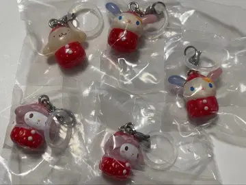 산리오 딸기 메지루시 액세서리 5종
