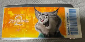 주토피아 2 오 마이 카페 혜택 오리지널 티켓풍 클리어 카드 파우버트