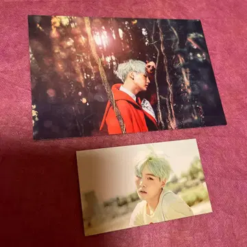 BTS SUGA 포토 카드 CD 구매 샵 혜택