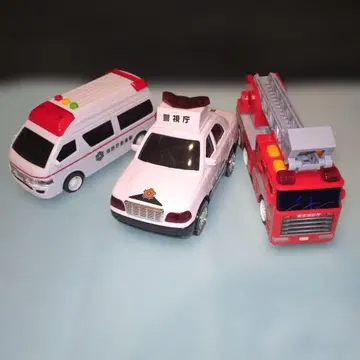 [세트] 구급차, 순찰차, 소방차