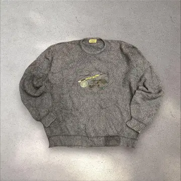 [ USA제 ] 세인트 존스 베이 90s 낚시 자수 코튼 니트 XLT