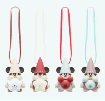 디즈니 크리스마스 리루린린 캡슐 토이 2025 5종 컴플리트