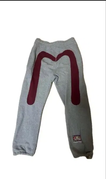 EVISU 다이코쿠 그레이 스웨트 팬츠