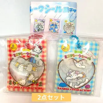 산리오 프레이크씰풍 참 키티 시나모롤 시플라 한정판