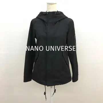 NANO UNIVERSE 나노 유니버스 마운틴 후드티 자켓 블랙