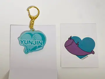 윤진 아크릴 키링 스티커 UNFORGIVEN JP