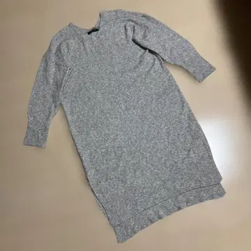 나노 유니버스 울 카멜 혼방 니트 롱 원피스