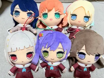 러브 라이브! 하스노소라 큐루마루 봉제 인형 6종 컴프 세트