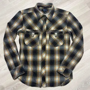 ABAHOUSE 체크 무늬 긴팔 셔츠 사이즈 3