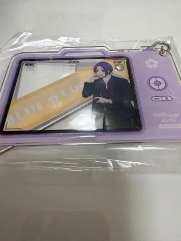 블루 록 시부야 제패 카메라풍 아크릴 키링 레오 SCRAMBLE