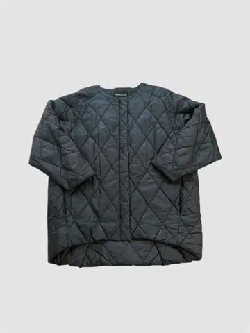 mizuiro ind 신살레이트 퀼팅 자켓 블랙