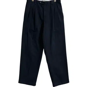 SAVANE 투 턱 코튼 슬랙스 블랙 w32 US 구제 의류 블랙