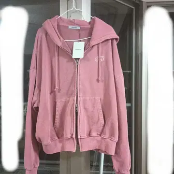 ADAMASTE 지퍼 후드티 레드 L 새상품 택 포함 미개봉