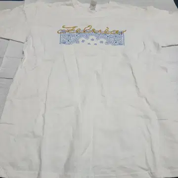 화이트 반다나 디자인 T셔츠 M