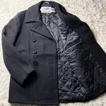 40 사이즈 schott 피코트 740 퀼팅 USA제 블랙