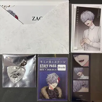 아르곤나비스 브로마이드 피크풍 아크릴 카드 포토그레이 쥰 ZACK