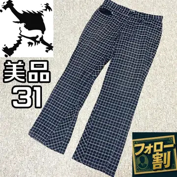 [팔로우 할인] 새상품급 오클리 스컬 체크 팬츠 사이즈 31 골프