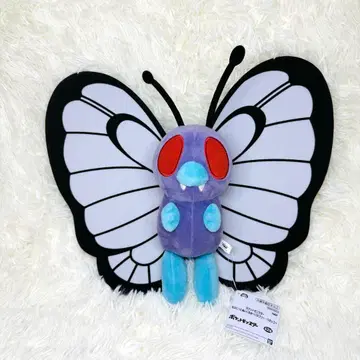 택 있음 새상품급 포켓몬 버터플라이 모후굿토 봉제 인형