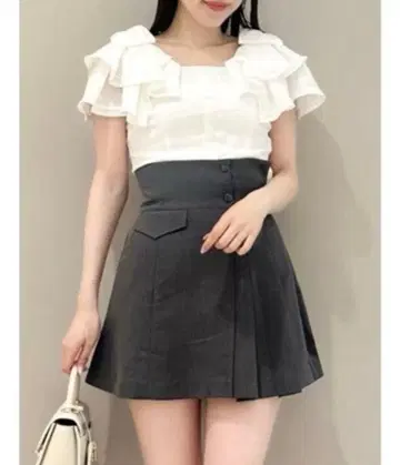 SNIDEL 플리츠 스카쇼팬