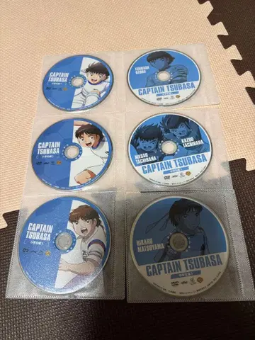 캡틴 츠바사 렌탈 DVD 초등학생편 중학생편 12장 세트
