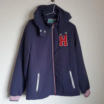 TOMMYHILFGER 새상품급 골프용 아우터 충전솜 로고 빅 사이즈