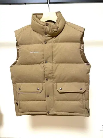 MAMMUT 마무트 다운 베스트 베이지 남성용