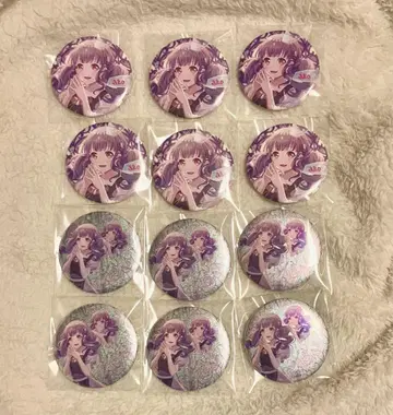 뱅드림 우다가와 아코 캔뱃지 12개