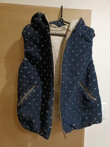 NATURAL LAUNDRY 네이비 다운 베스트 사이즈 3