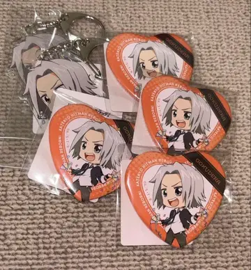 가정교사 히트맨 REBORN! 고쿠데라 하야토 캔뱃지 아크릴 키링 세트