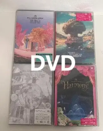 Mrs.GREEN APPLE 일반ver DVD 4작품