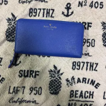 케이트 스페이드 파랑 장지갑