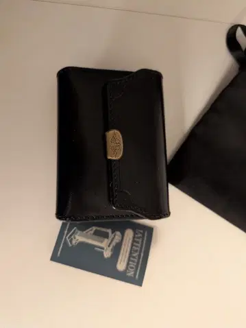 이케노하타 긴카텐 Dual 새들 풀업 컴팩트 지갑