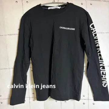 캘빈클라인 진 롱 T 블랙 S 사이즈