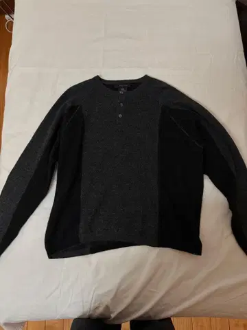 J. Ferrar 그레이 블랙 니트 스웨터 L