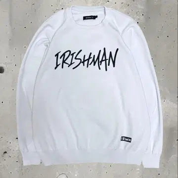 IRISHMAN 화이트 스웨터 L 맨투맨
