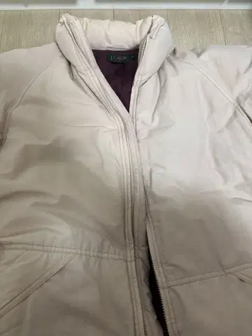 [ 대특가 ] 90s J.Crew 화이트 다운 자켓 ( 다운 코트 )